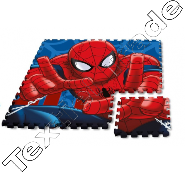 Spiderman Foam Puzzle /mat - Puzzle Alfombra Los Vengadores (630x630), Png Download