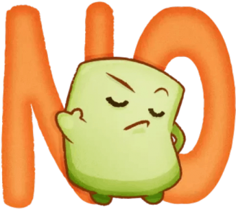 No Marshmallow Nope - Marshmallow (360x360), Png Download