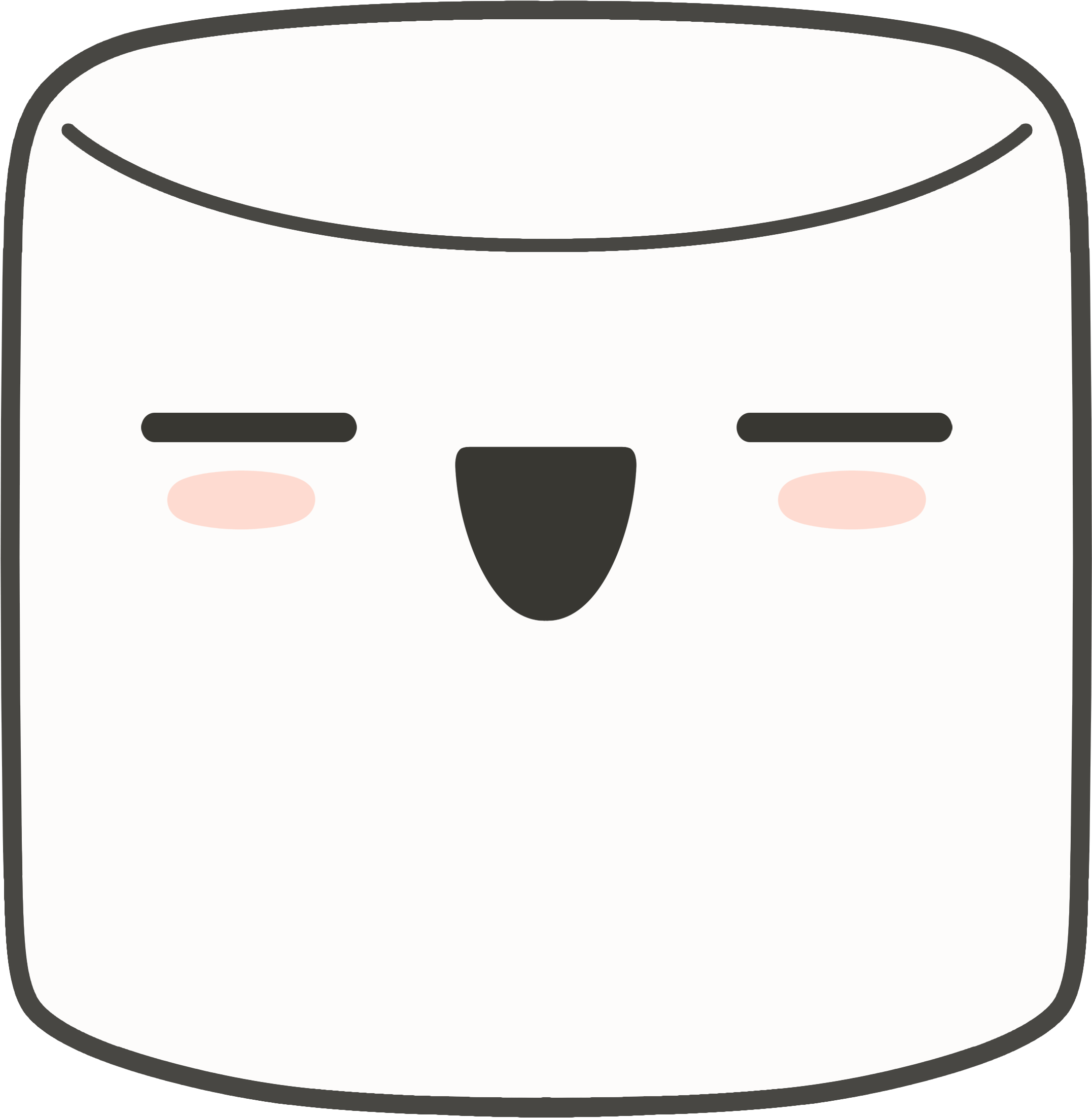 Cute Marshmallow - Marshmallow (2400x2400), Png Download