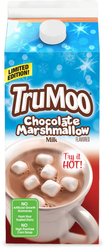Trumoo Chocolate 1% Marshmallow Milk - Trumoo Chocolate Marshmallow Milk (547x900), Png Download