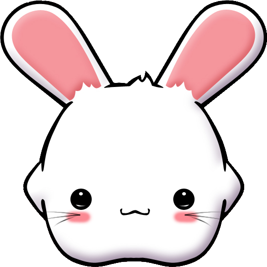 Share This Image - Bunny Cartoon (527x528), Png Download