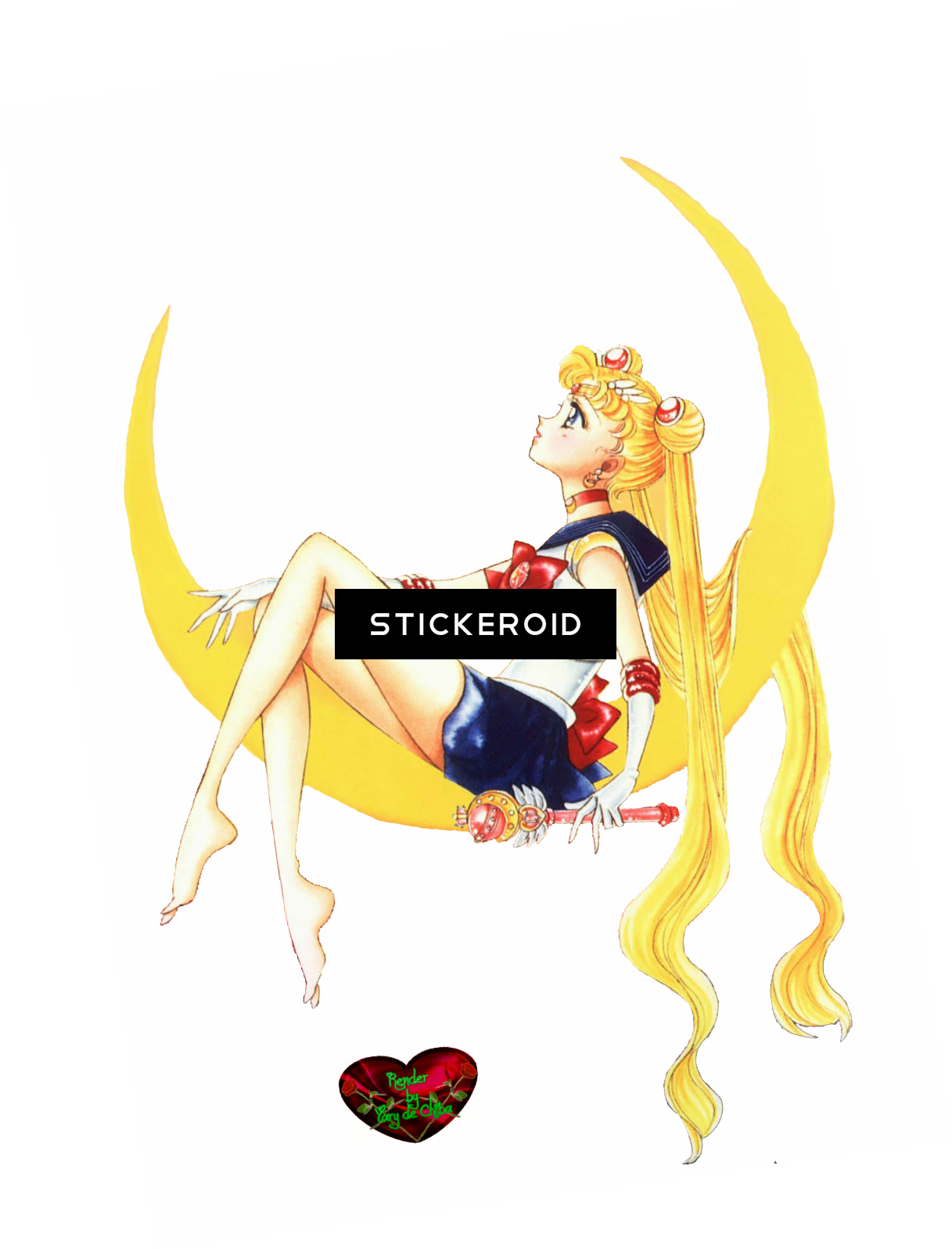 Sailor Moon Sailormoon - Sailor Moon Anime Wall Print Poster Decor 32x24 (1217x1595), Png Download