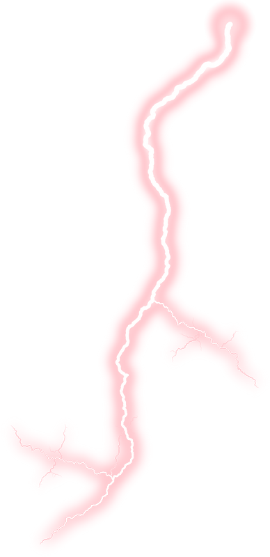 Red Thunder Png (388x800), Png Download
