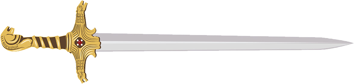Oathkeeper Sword - Game Of Throne Sword Png (1176x280), Png Download