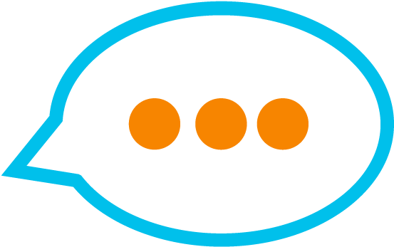 Chat Bubble - Circle (600x400), Png Download