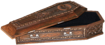 Objects - Vampire Coffin (542x283), Png Download