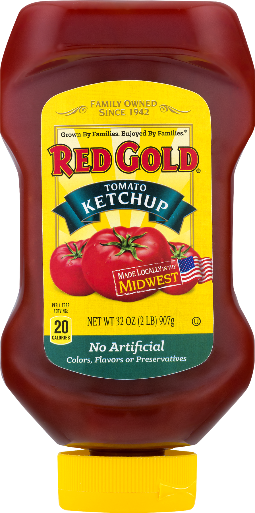 Red Gold Ketchup 32 Oz (1800x1800), Png Download
