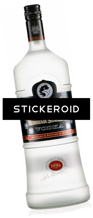 Vodka Food - Russian Standard Platinum Plain Vodka (383x898), Png Download