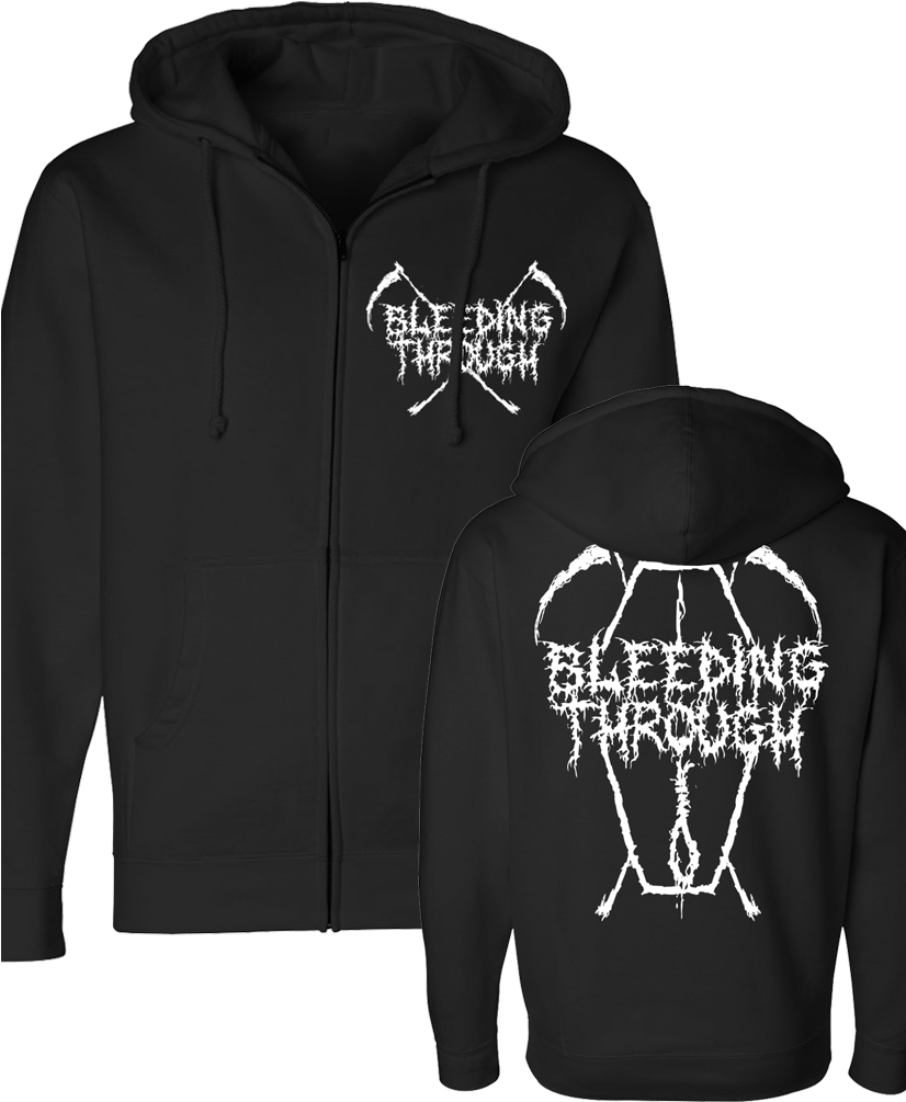 Bt "coffin" Zipup Hoodie - Sister Charlatan (825x1024), Png Download