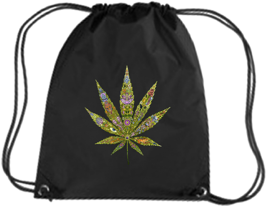 With Cannabis Totem - Backpack Budget Gymsac Tr0093 May The Force (600x600), Png Download
