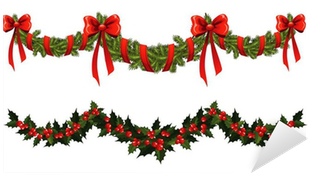 Christmas Garland Transparent Background (400x400), Png Download