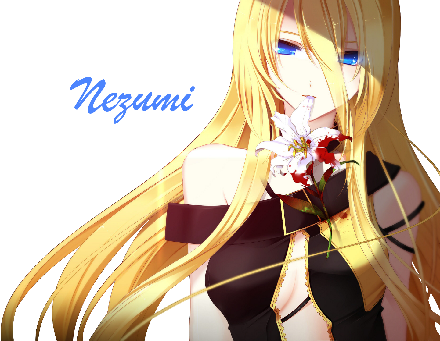 Render Vocaloid Lily Blonde Fleur Sang - Lily Vocaloid Cool (1550x1118), Png Download