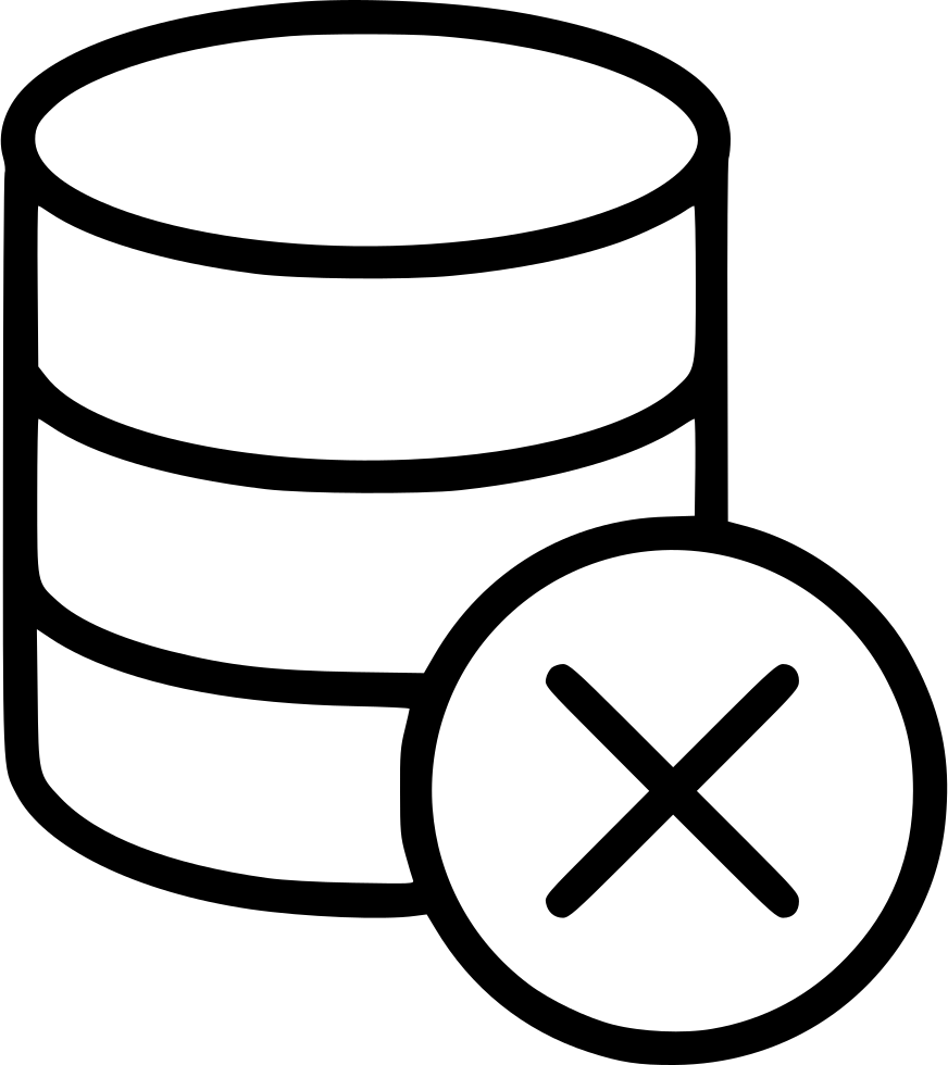 Cancel Network Comments - Icon (872x980), Png Download