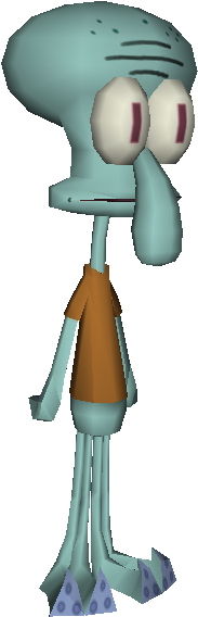 Download Zip Archive - Squidward Tentacles (750x650), Png Download