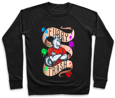 Furry Trash Pullover - Oh Honey I M Thanks Living (484x484), Png Download