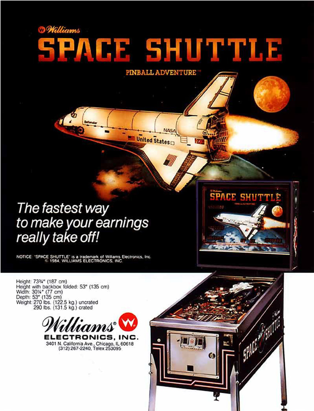 Space Shuttle Pinball (800x800), Png Download