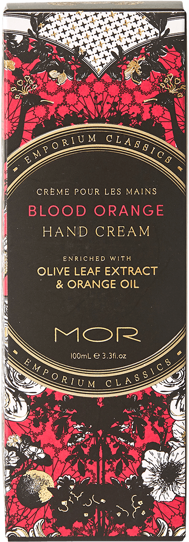 Emhc05 Emporium Classics Blood Orange Hand Cream Box - Lotion (1000x1200), Png Download