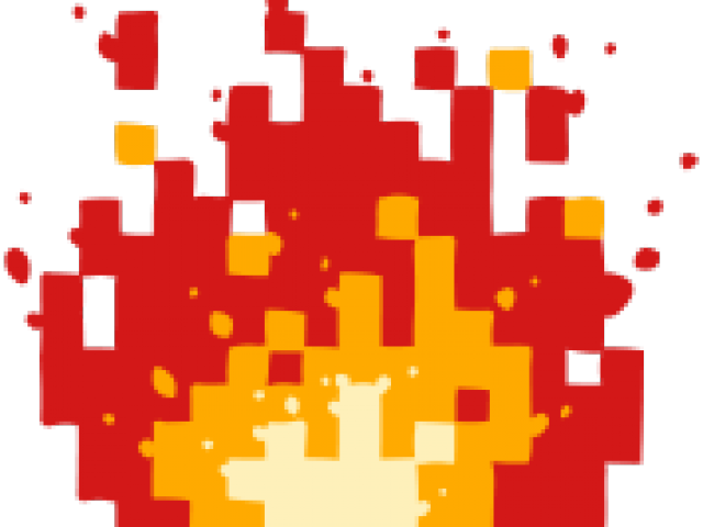 Fire Ball 8 Bits (640x480), Png Download