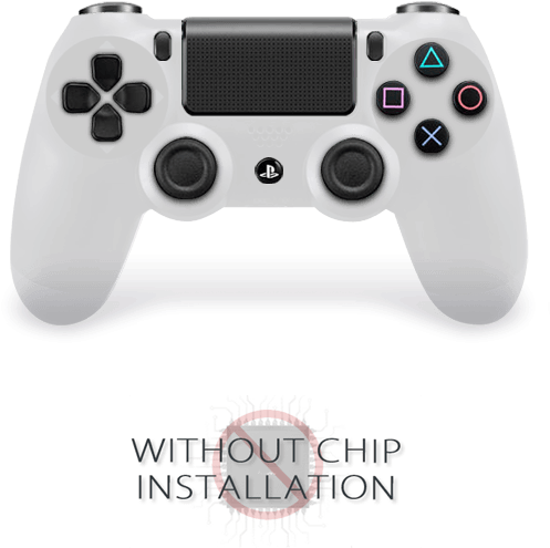 Without Mods - Playstation 4 Dual Shock 4 Glacier White (1000x784), Png Download