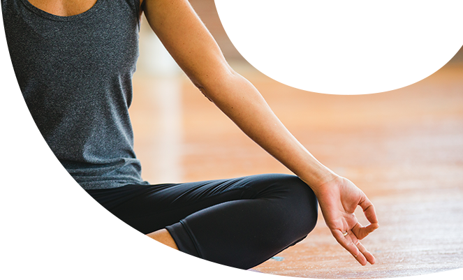 Header Stress At Work - Meditation (663x401), Png Download