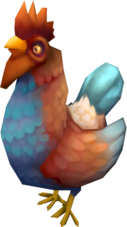 Rooster - Rooster Runescape (510x906), Png Download