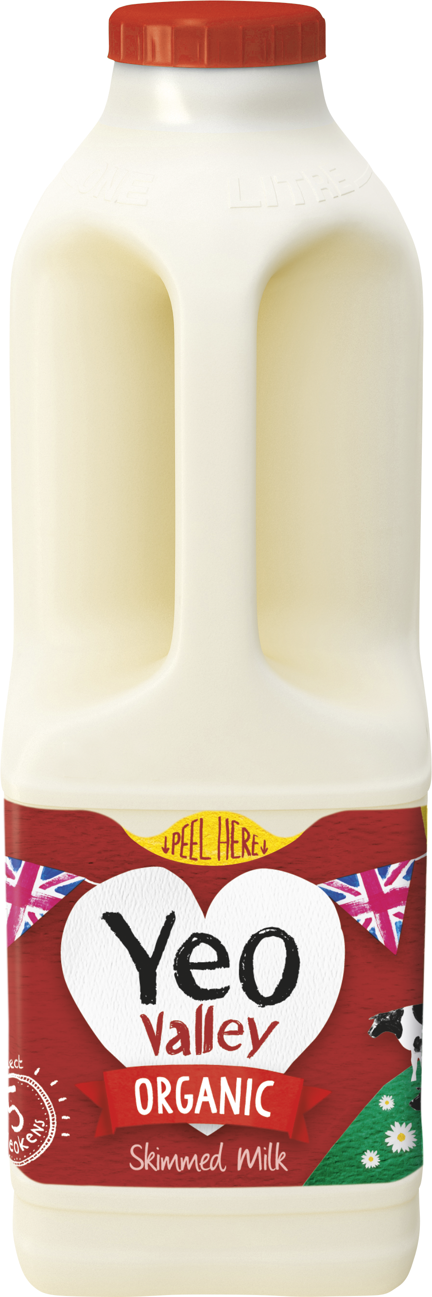 Skimmed - Yeo Valley Milk (2499x3500), Png Download