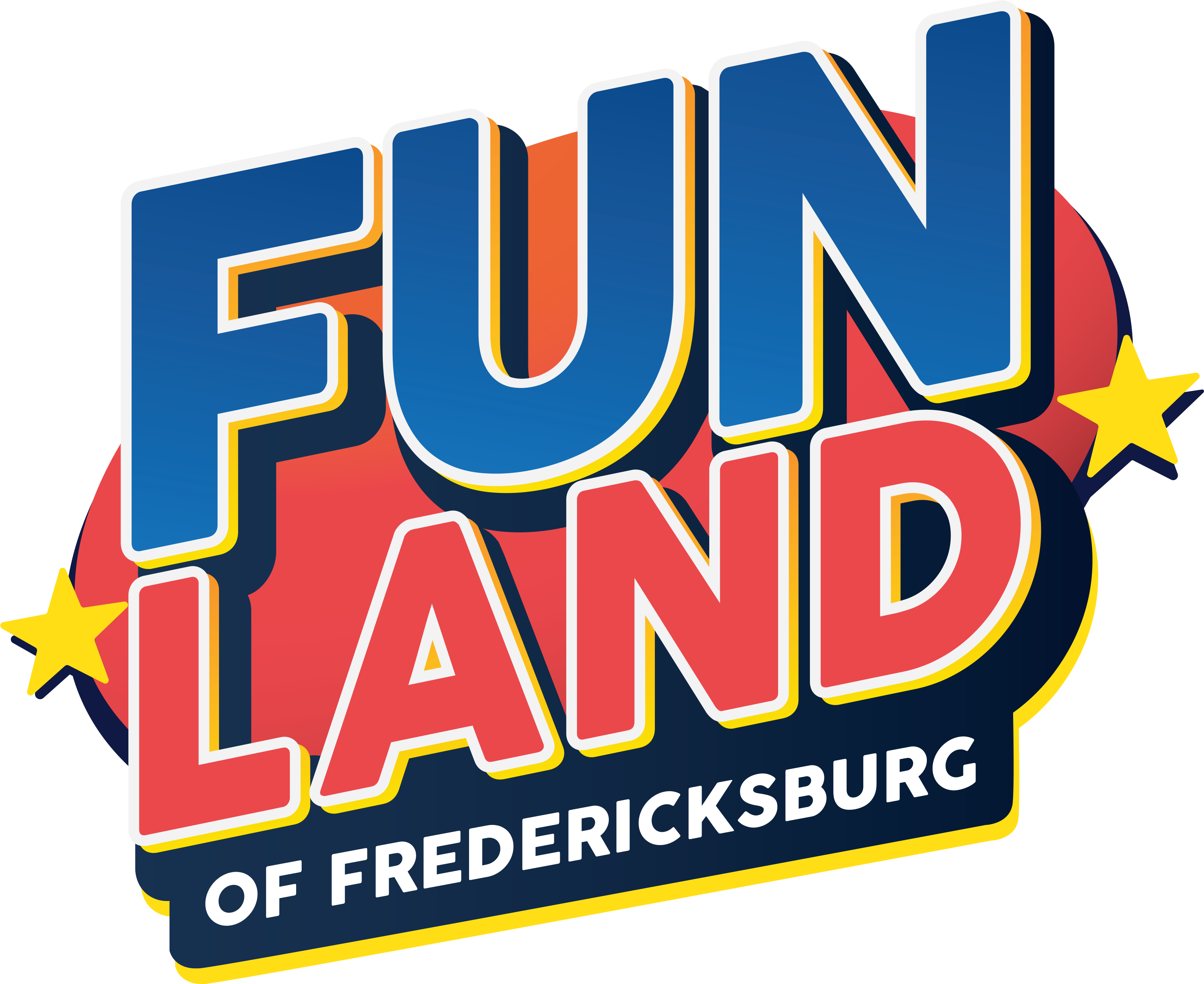 Ride In The New Year At Fun Land Of Fredericksburg - Fun Land Of Fredericksburg (3500x3500), Png Download