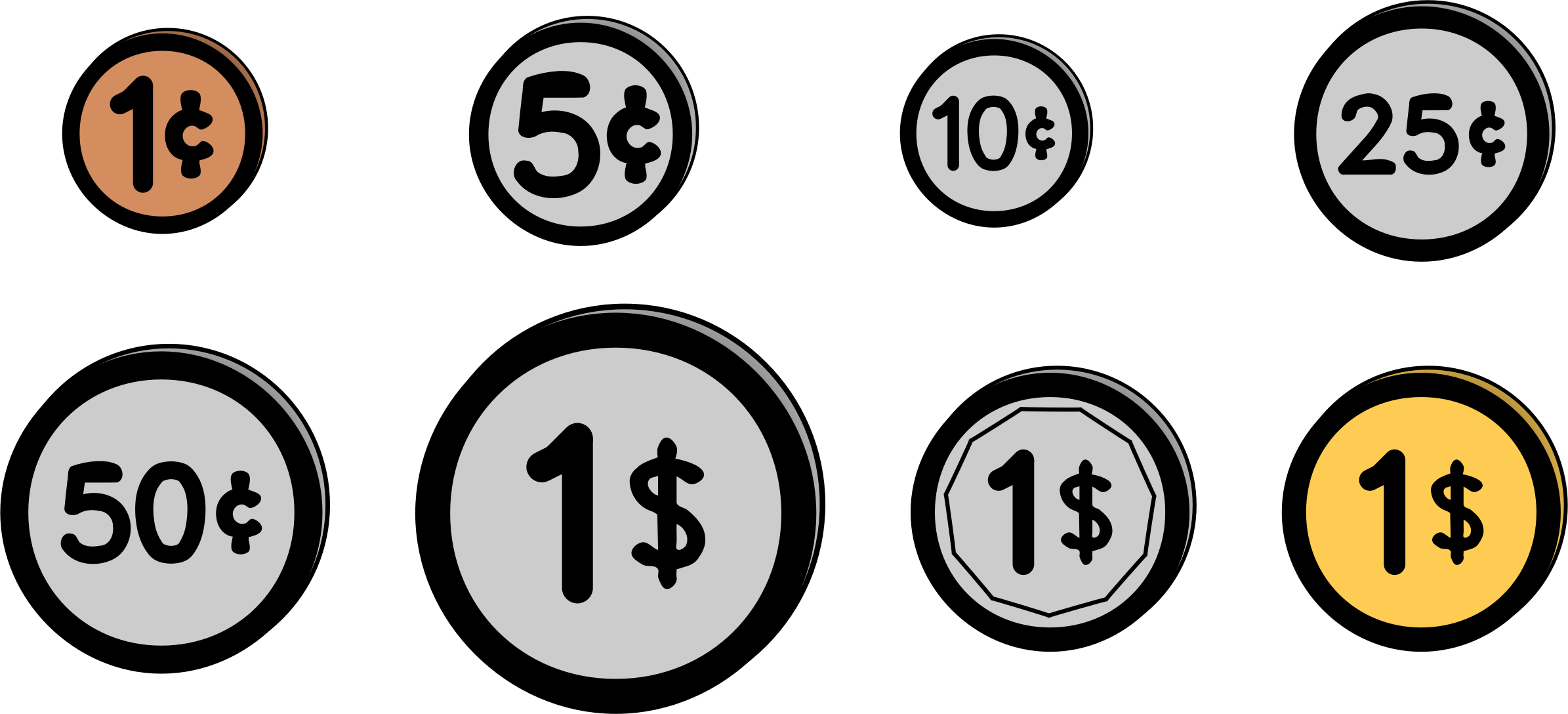 This Free Icons Png Design Of United States Coins - Brexit Referendum Exit From The Eu Independence (2390x1088), Png Download