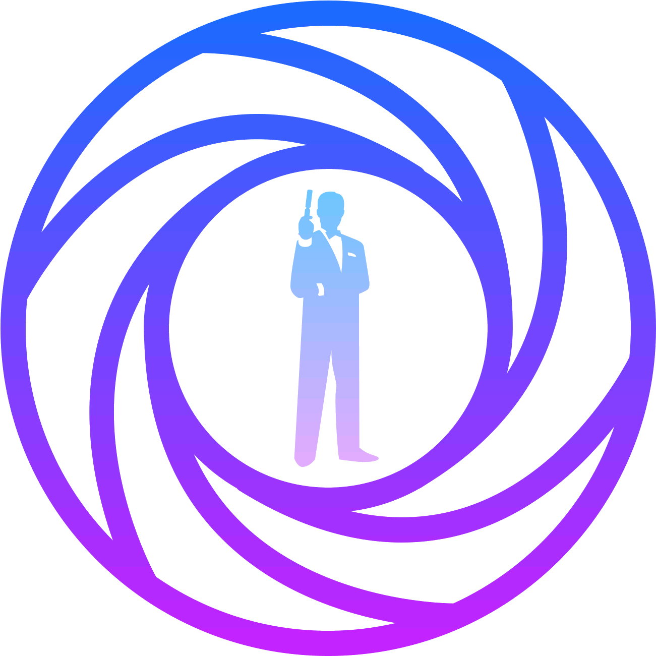 James Bond Icon - James Bond Logo Png (1600x1600), Png Download