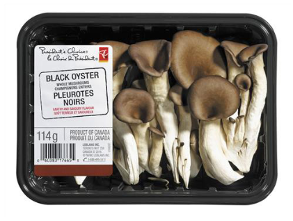 Pc Black Oyster Whole Mushrooms - Mushroom (420x420), Png Download