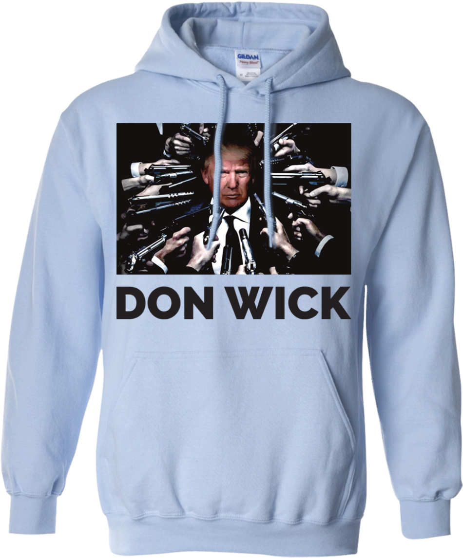 Donald "don John Wick" Trump Pullover Hoodie - We Talkin' Bout Practice T-shirt (1155x1155), Png Download