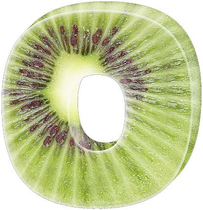 R11 - Kiwi Slices - Abc - 015 - Slice Slice Slice Magnet (413x426), Png Download
