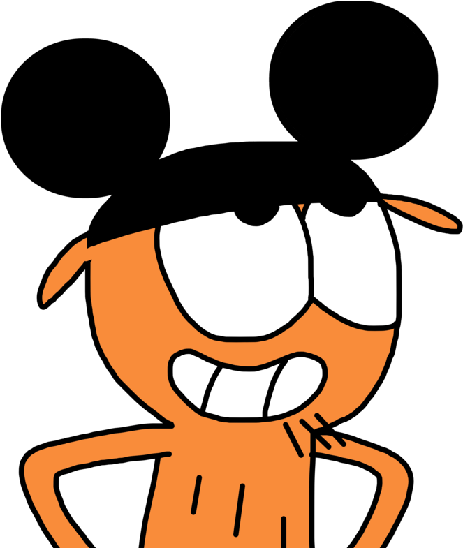 Mickey Mouse Ears Hat Png - Cartoon (1018x784), Png Download