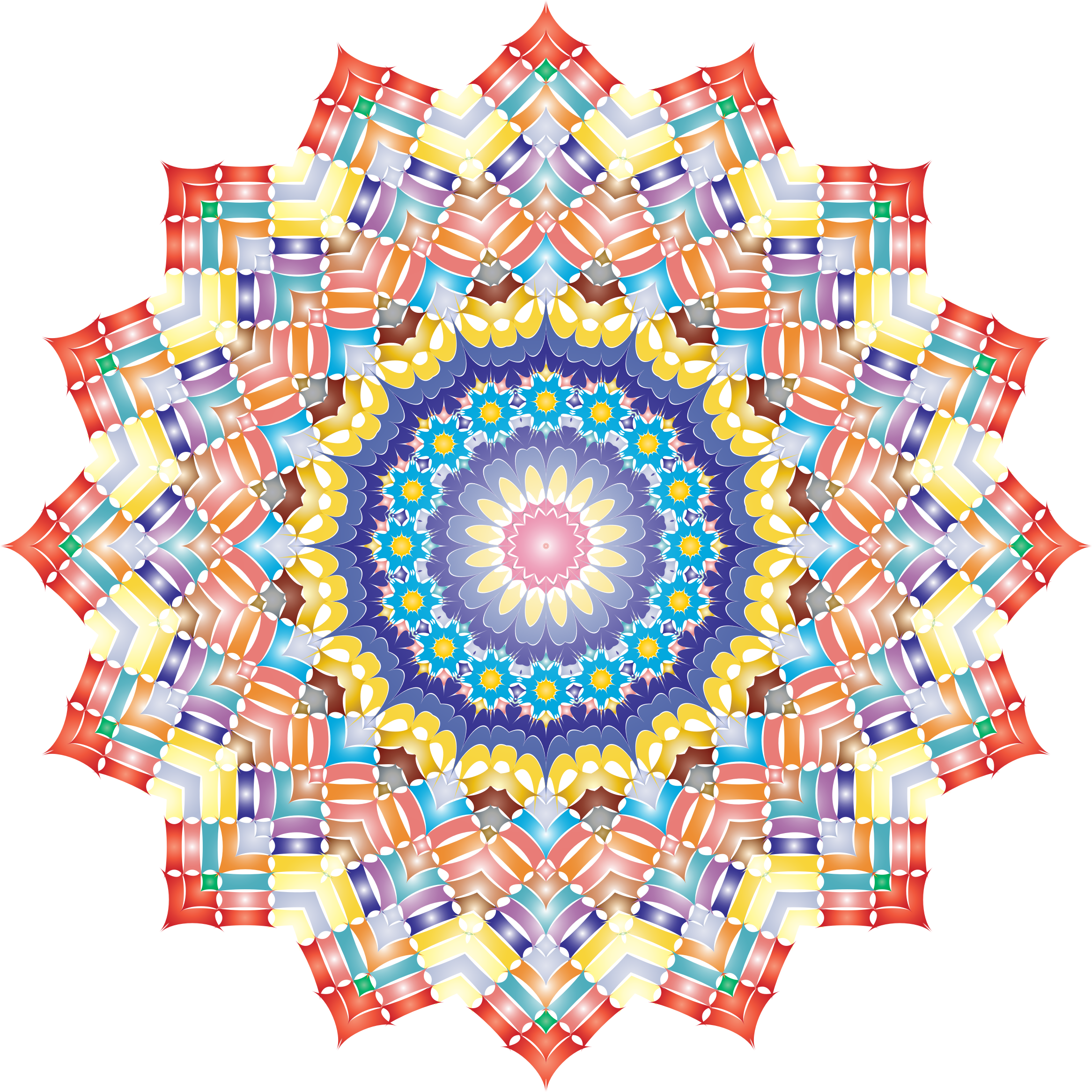 Arbre De Vie Colore (2332x2332), Png Download