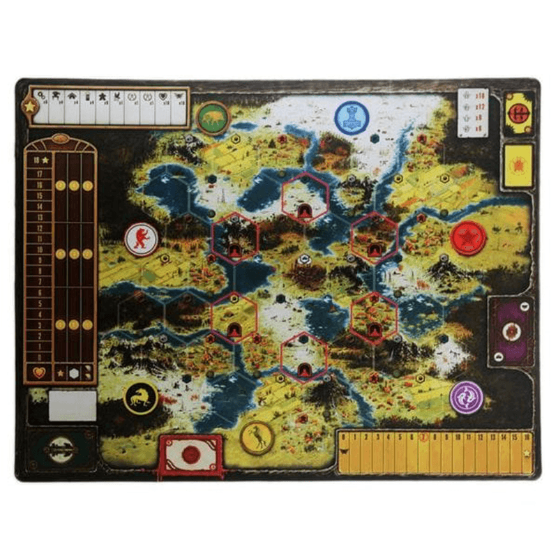 Neoprene Playmat - Scythe Board Game Board Extension (800x800), Png Download