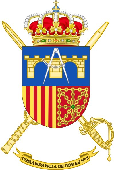 3rd Construction Command, Spanish Army - Spanish Army Coat Of Arms (403x600), Png Download