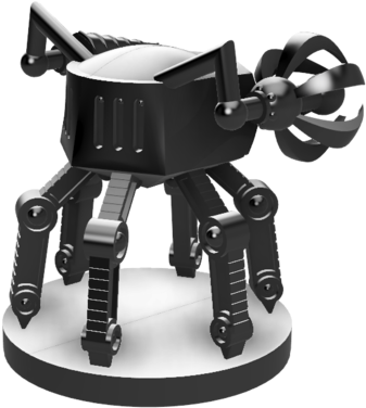 3d Printing Model Scythe Walker Mech, Benwax10 - 3d Printing (480x480), Png Download