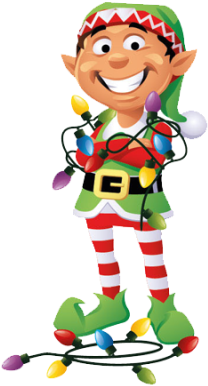 Christmasel - Png - Christmas Elf (400x400), Png Download
