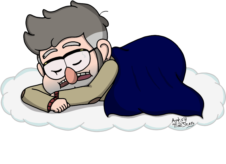 Sleeping Chibi Ford - Ford Motor Company (1024x768), Png Download