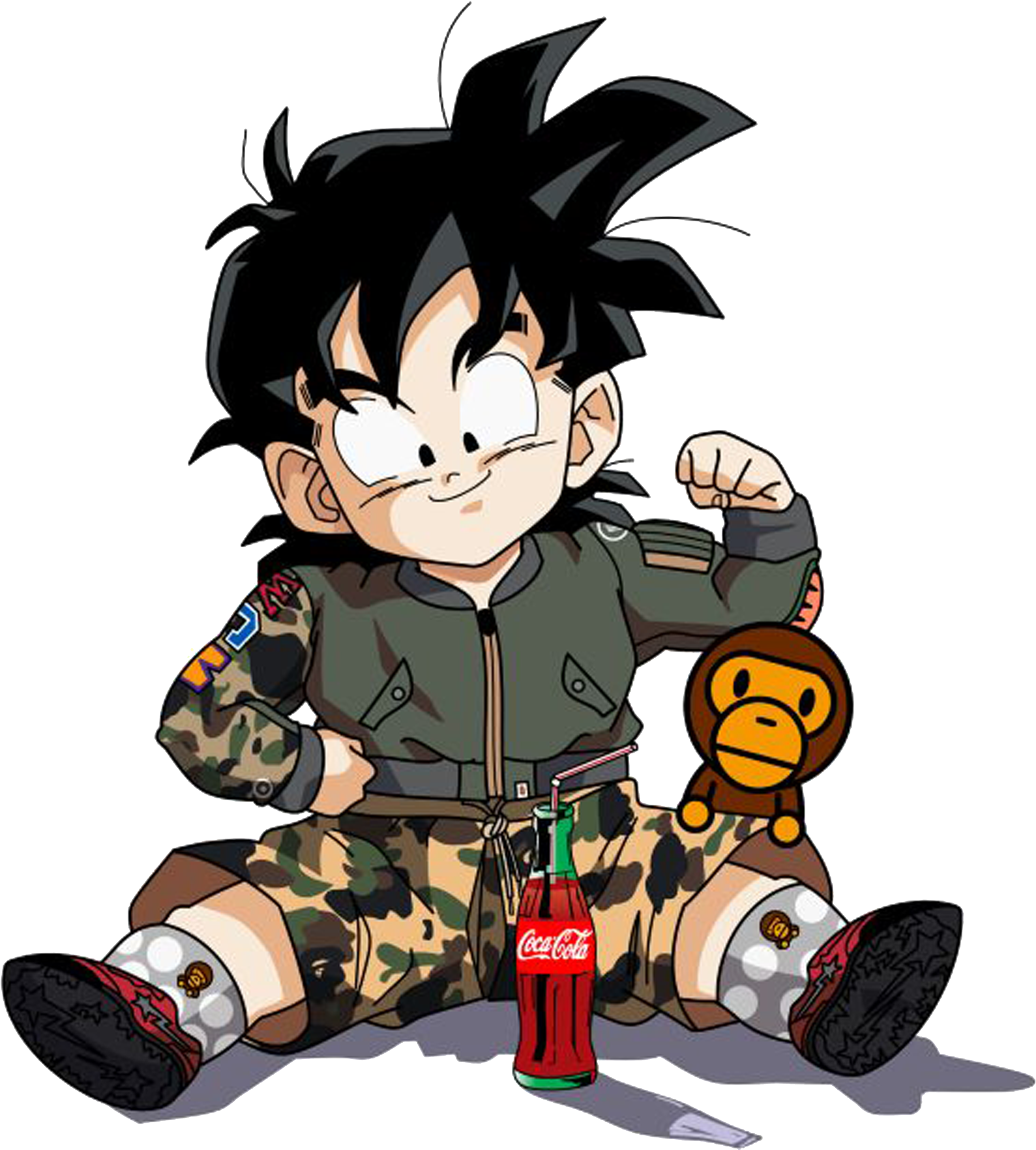 Wearing Supreme Wallpaper Supreme Goku Jacket Supreme Goku Poster 2025