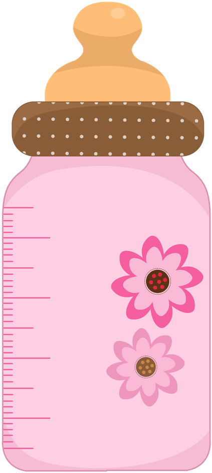 Baby Bottle Clip Art Clipart Pinterest Bottles Mamadera Para Baby Shower Full Size Png Download Seekpng