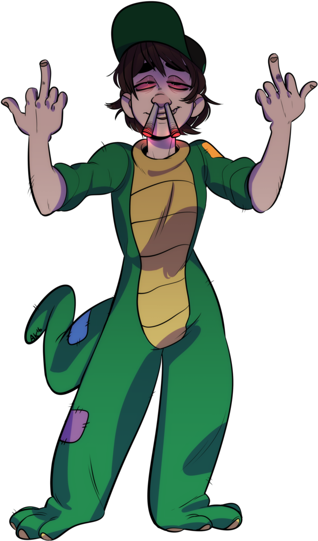 Leafyishere Lizard Png - Leafyishere Art (717x1114), Png Download