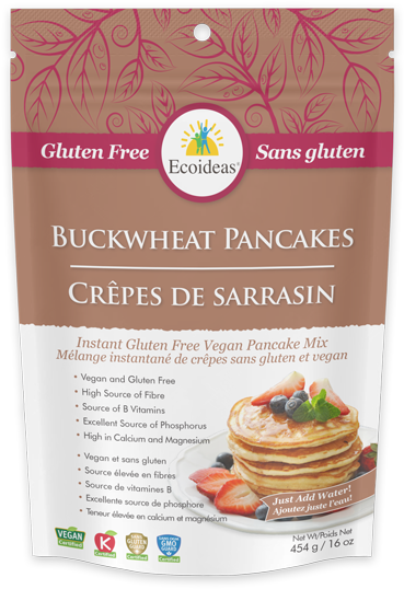 Ecoideas Buckwheat Pancake Mix Is An Easy Way To Prepare - Ecoideas Buckwheat Pancake Mix 500g (400x549), Png Download