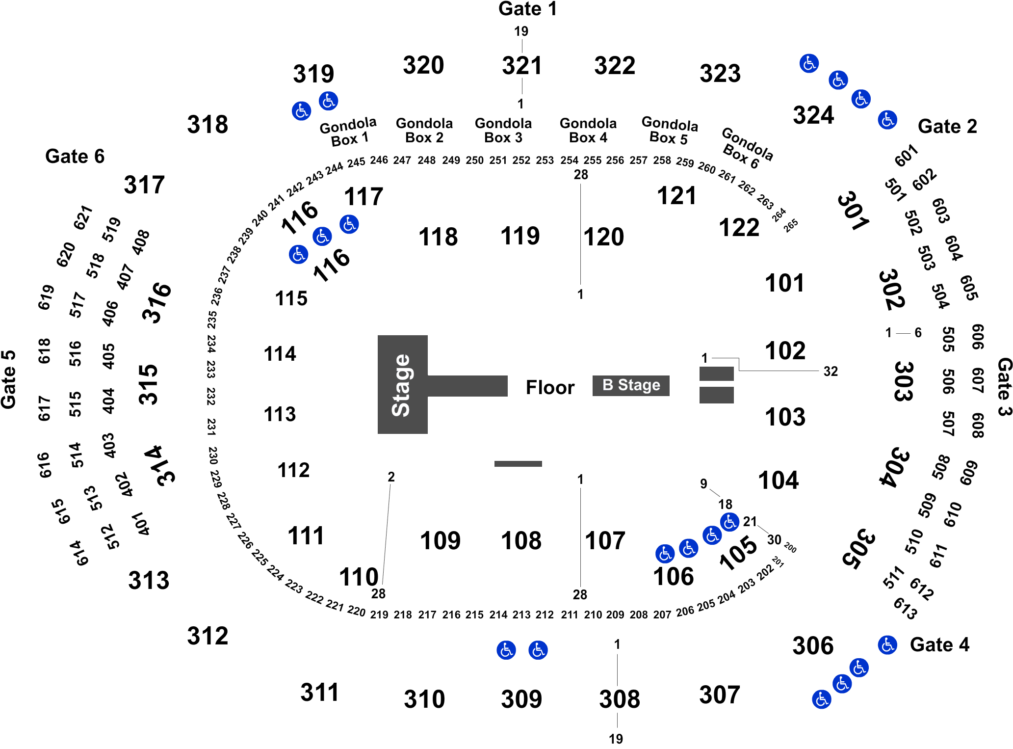 Legend - Row Ga Air Canada Centre (2100x1588), Png Download