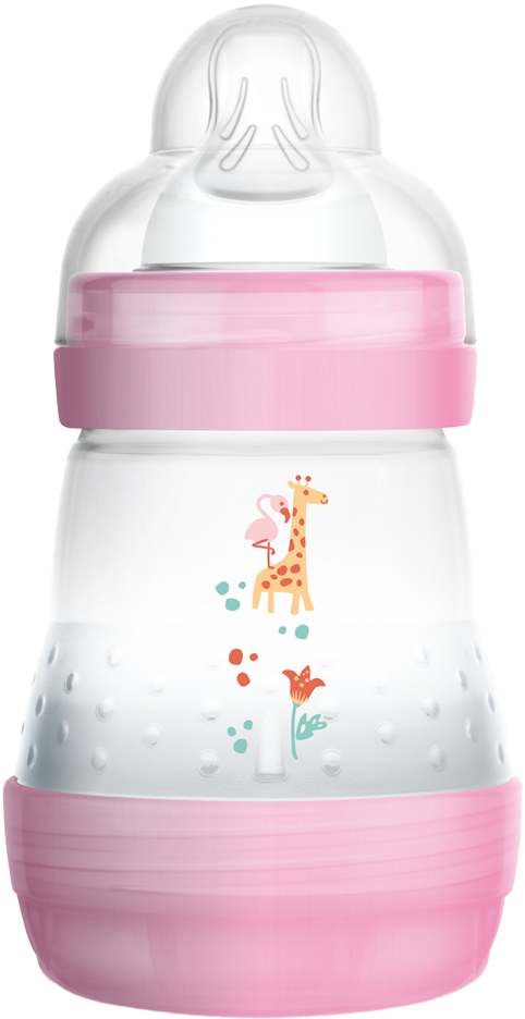 Gp0014g Easy Start Anti-colic Bottle Starter Set Pink - Baby Bottle (1000x1000), Png Download