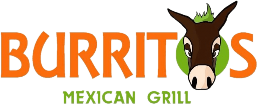Burritos Mexican Grill Logo - Logo Burritos (882x360), Png Download