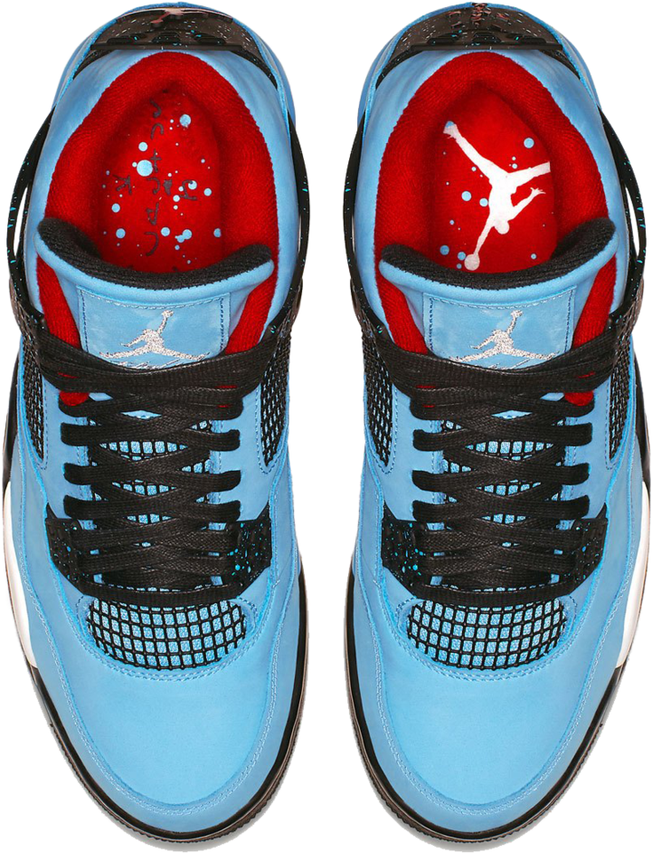 Air Jordan Iv "travis Scott" - Jordan 4 Cactus Jack Sole (1024x1024), Png Download