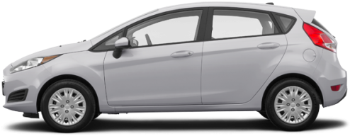 Ingot Silver - Ford Fiesta Hatchback 2017 (500x256), Png Download