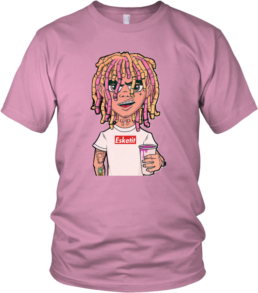 Lil Pump Esketit T-shirt - Teelaunch Best Seller Goku Dragon Ball Unisex Shirt (1024x1024), Png Download