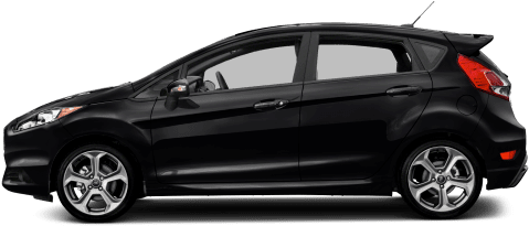 Find Out If This Car Is The Best Match For You - Ford Fiesta 2018 Black (500x330), Png Download